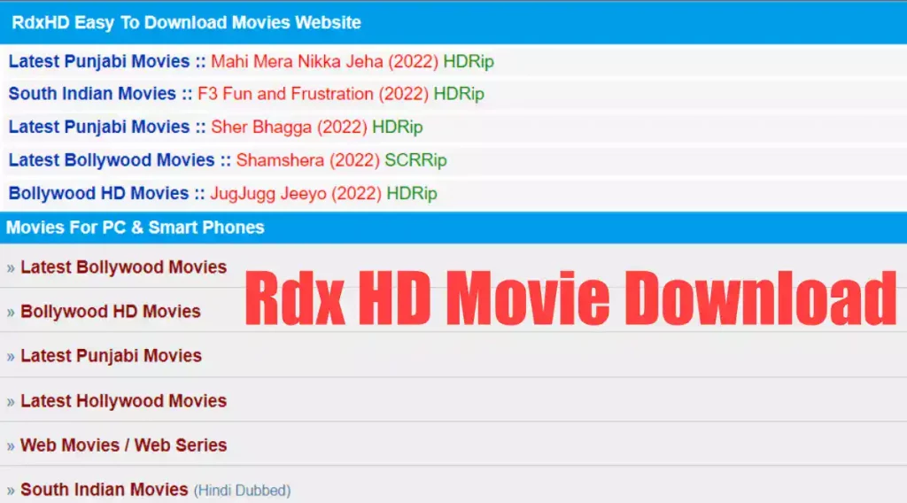 How to download free movies rdxhd. com 2022